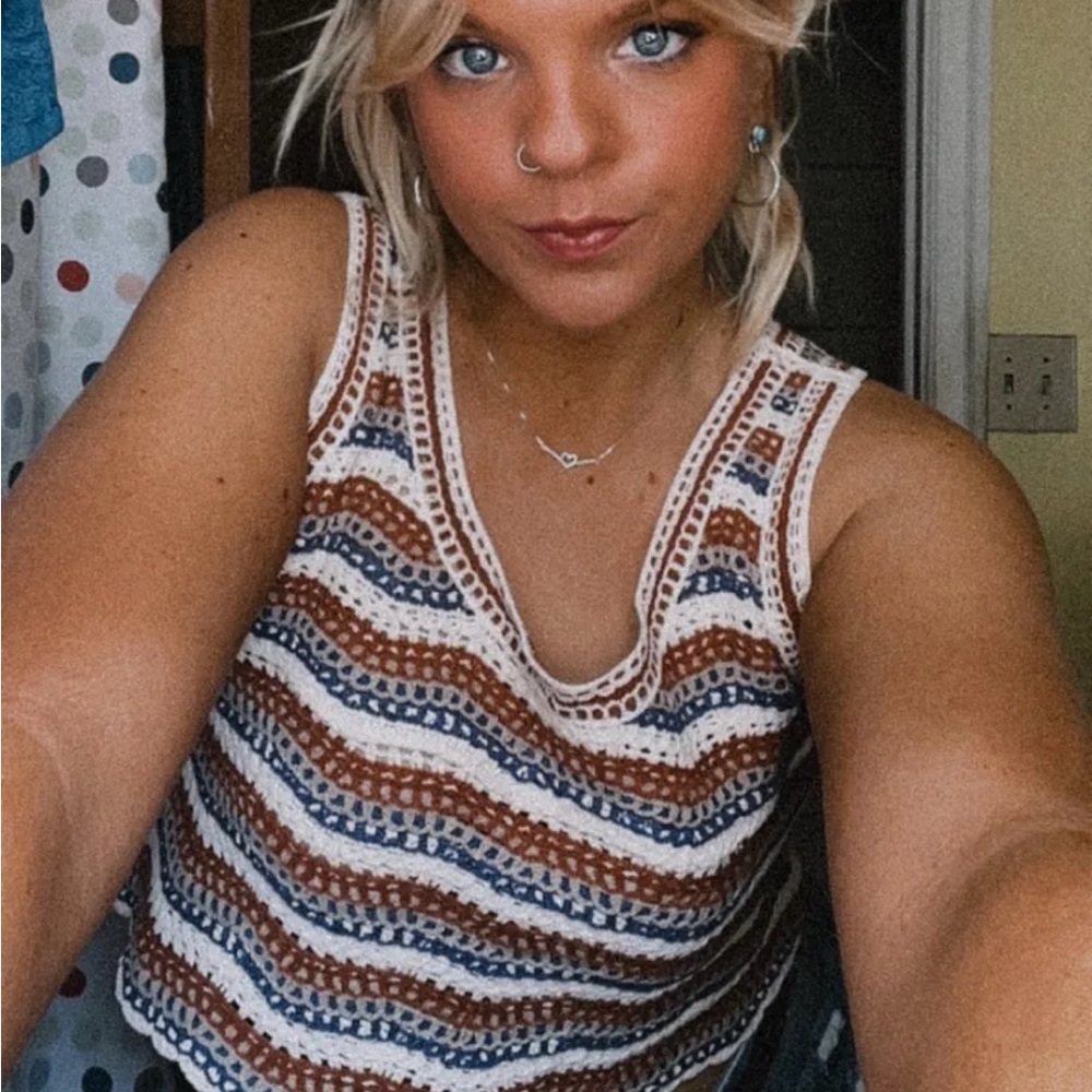 Knit crop top